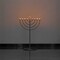 Vintiquewise Small Modern Silver 9 Branch Lighting Thin Pipe Hanukkah Menorah, Metal-Aluminum QI004118.SI.S - alternate 6